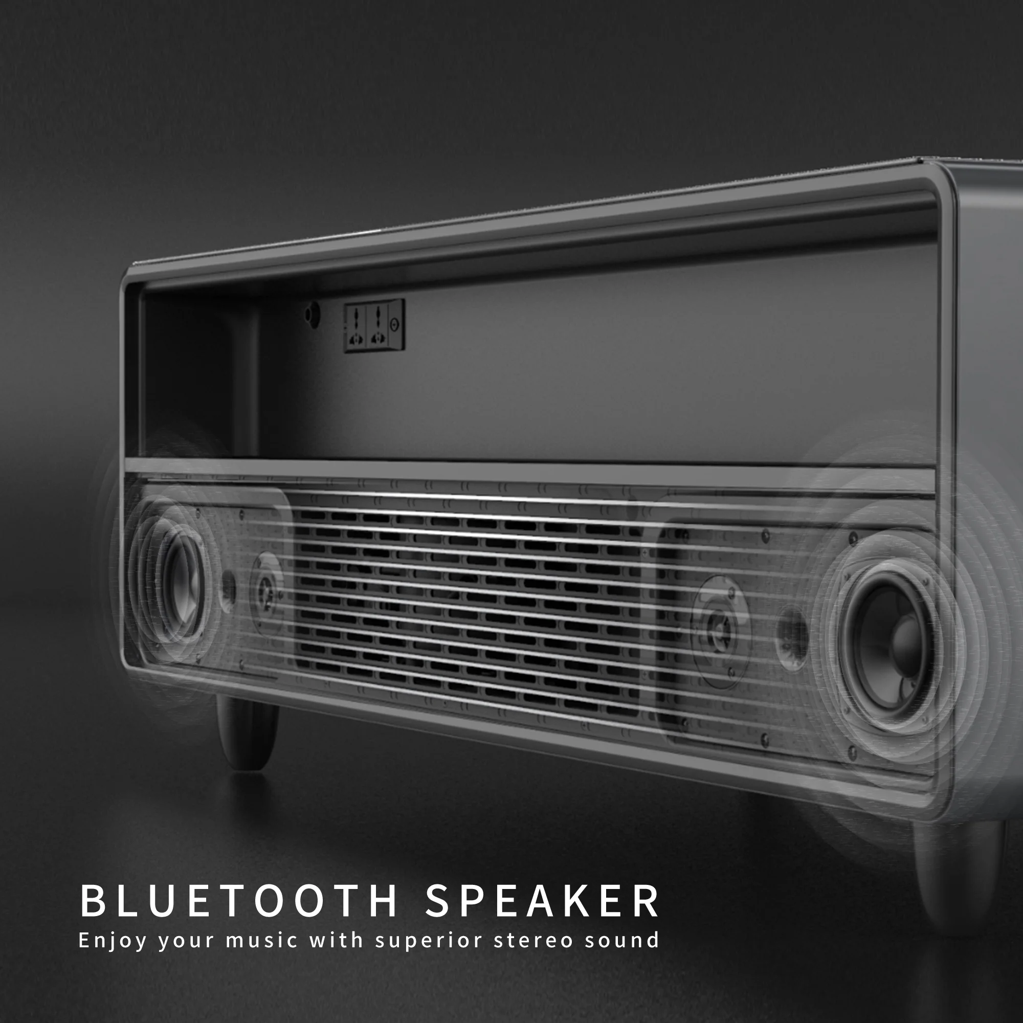 Smart Coffee Table with Fridge & Speaker - Elevate Your Space