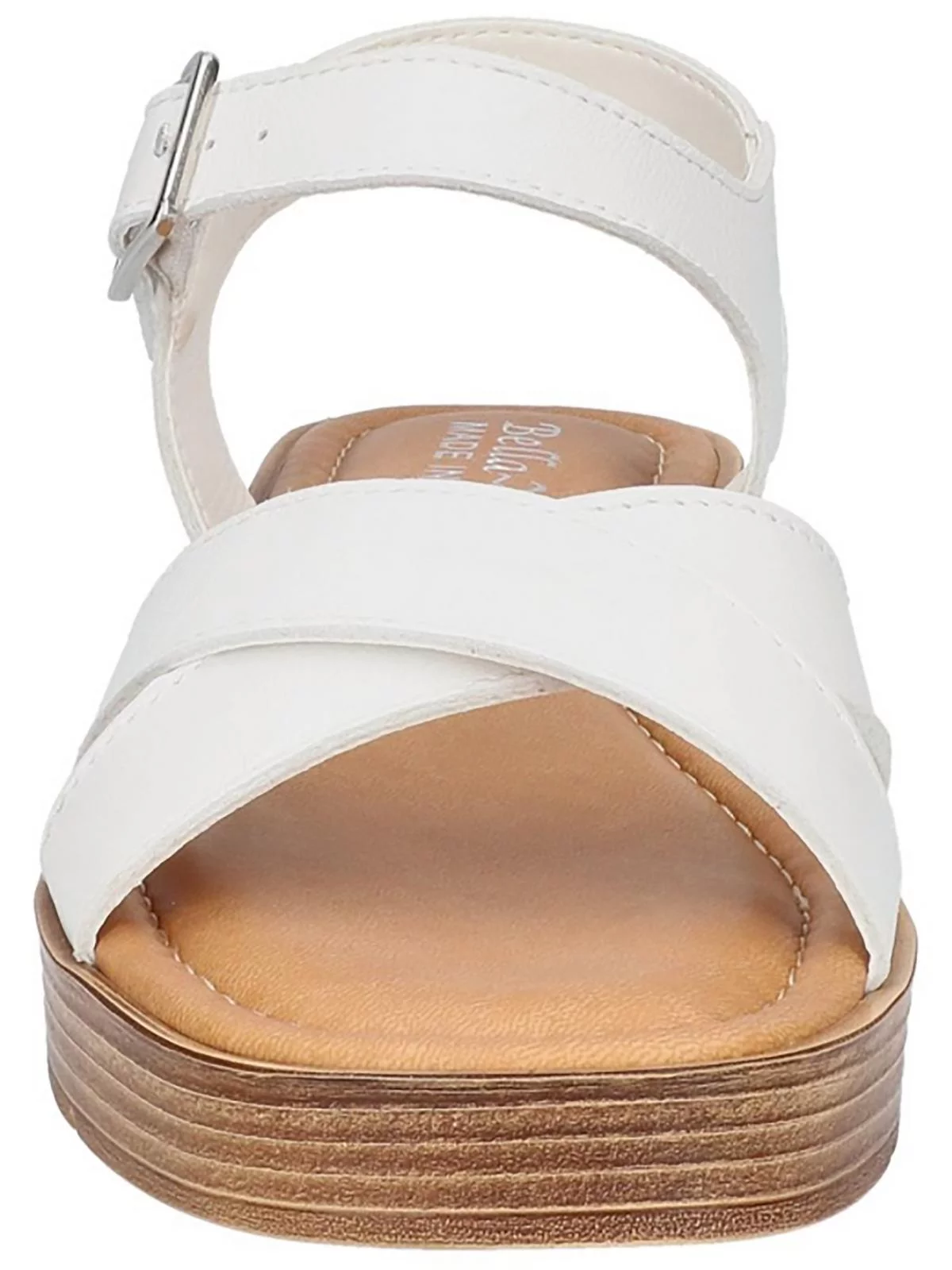 Bella Vita Womens Car-Italy Leather Dressy Wedge Sandals