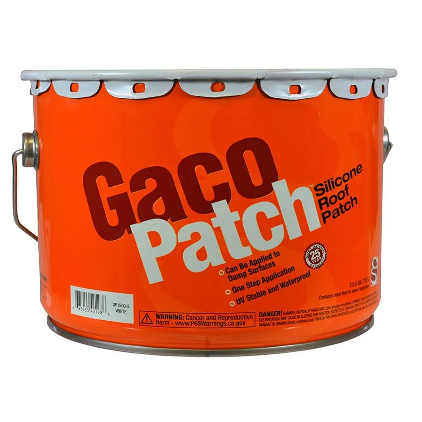 GacoPatch 2 Gal. White Silicone Roof Patch, 193-942