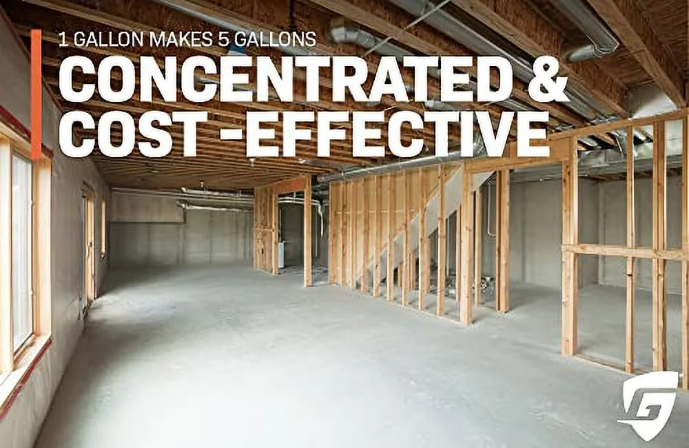 Lithi-Tek 9500 Ultra Concentrate - 1 Gallon (Makes 5 GALLONS) Penetrating Concrete Sealer, Waterproofer Plus Densifier