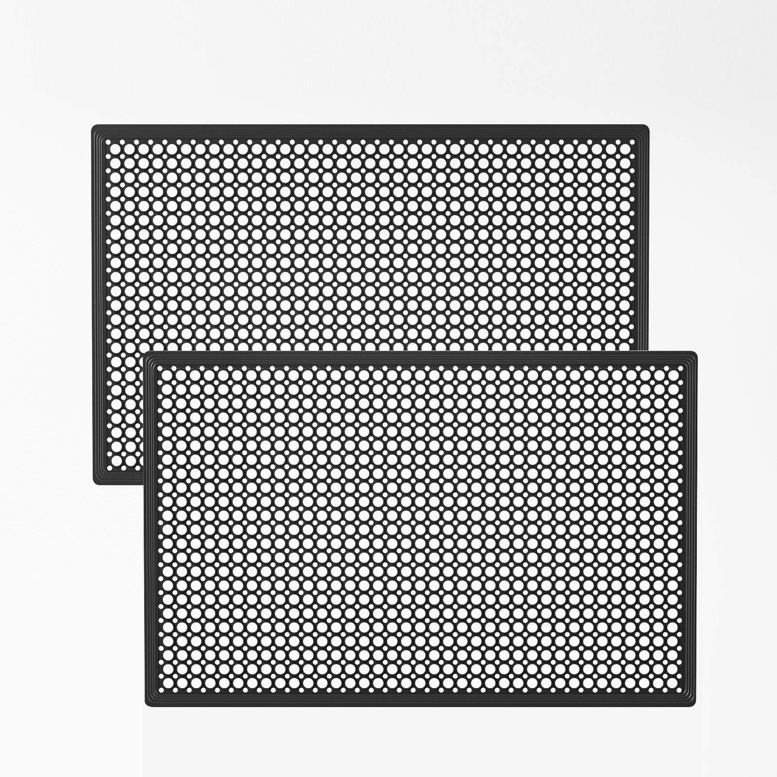 2Pcs Indoor Commercial Industrial Heavy-Duty Anti-Fatigue Floor 36