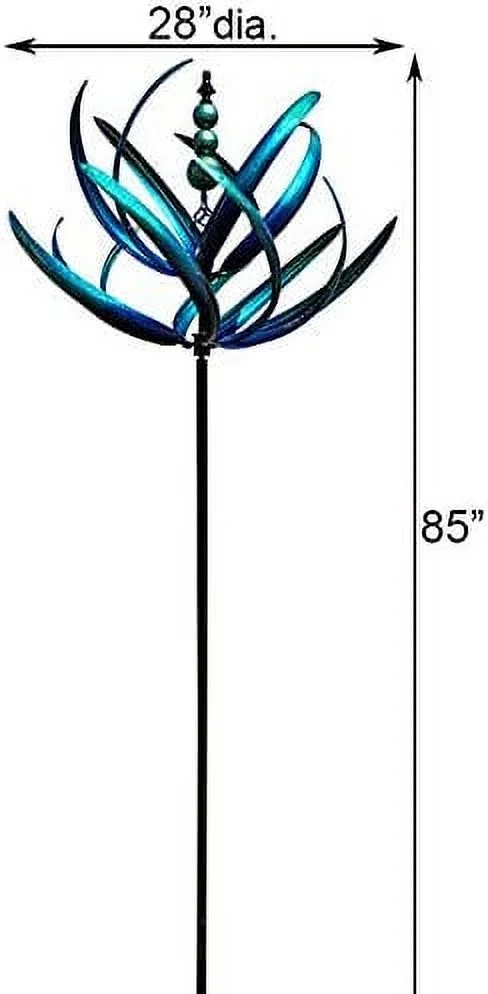 Marshall Kinetic Spring Reeds Vertical Spinner, Marine Blue