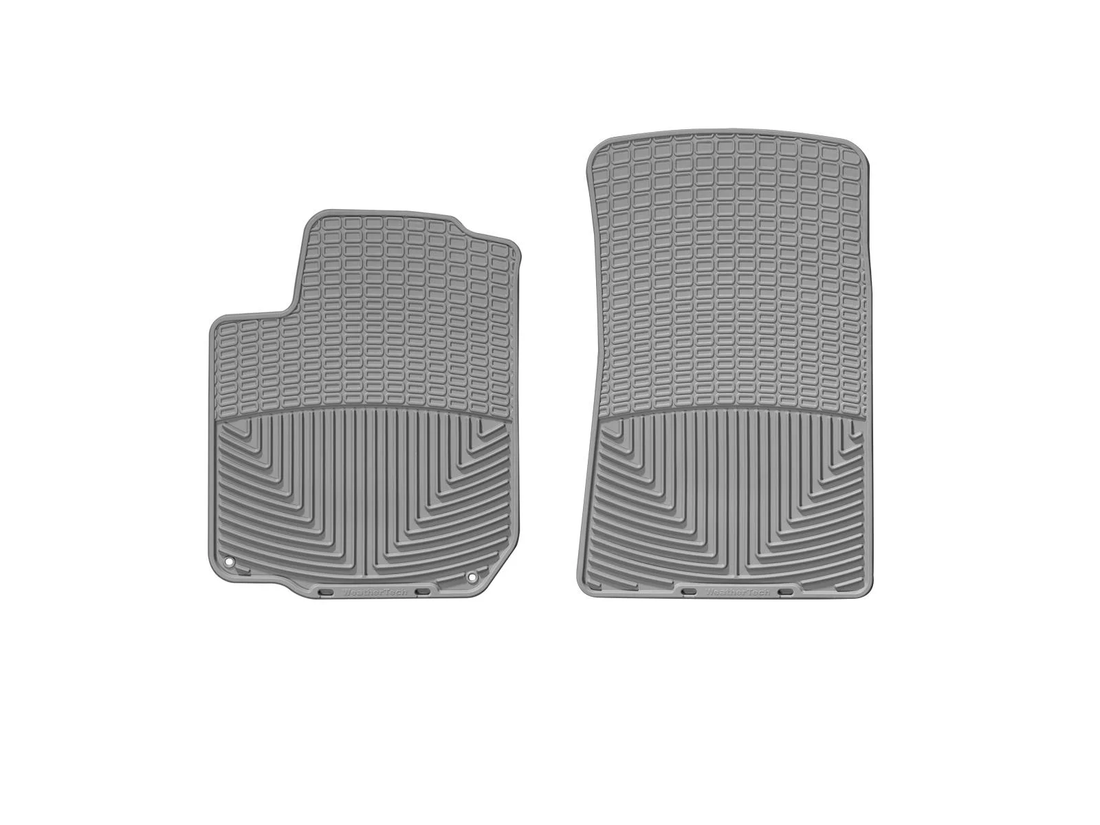 WeatherTech All-Weather Floor Mats compatible with Allroad Quattro, Golf, Golf GTI, Jetta - 1st Row (Driver & Passenger), Grey