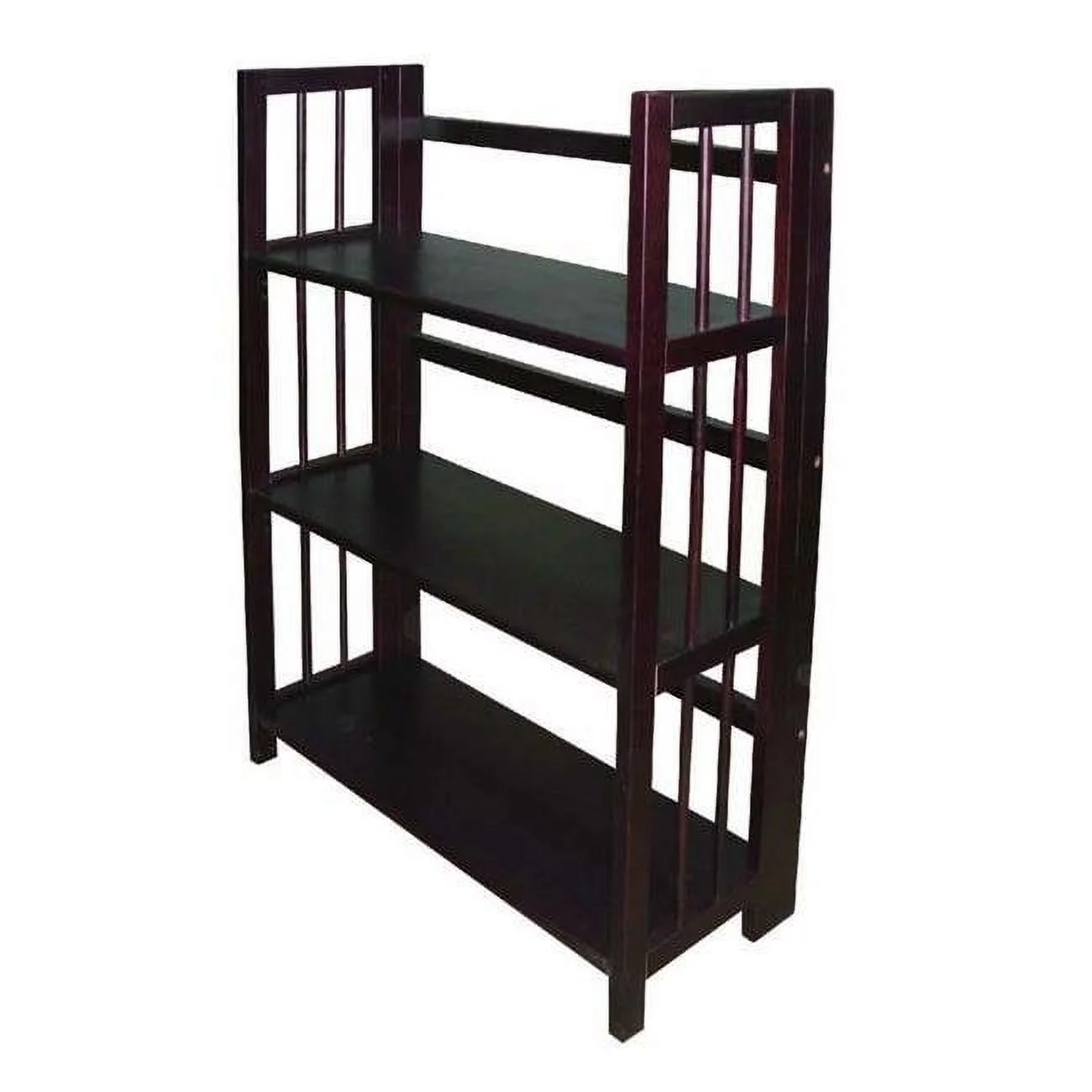 Ltd  3 Tier Folding Bookcase  Espresso