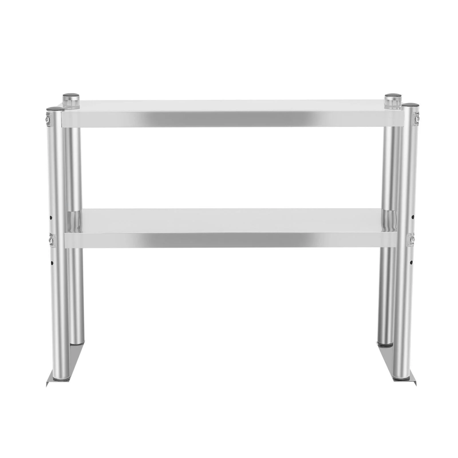 Commercial Stainless Steel Kitchen Prep Table Double Overshelf - 80*30*60cm