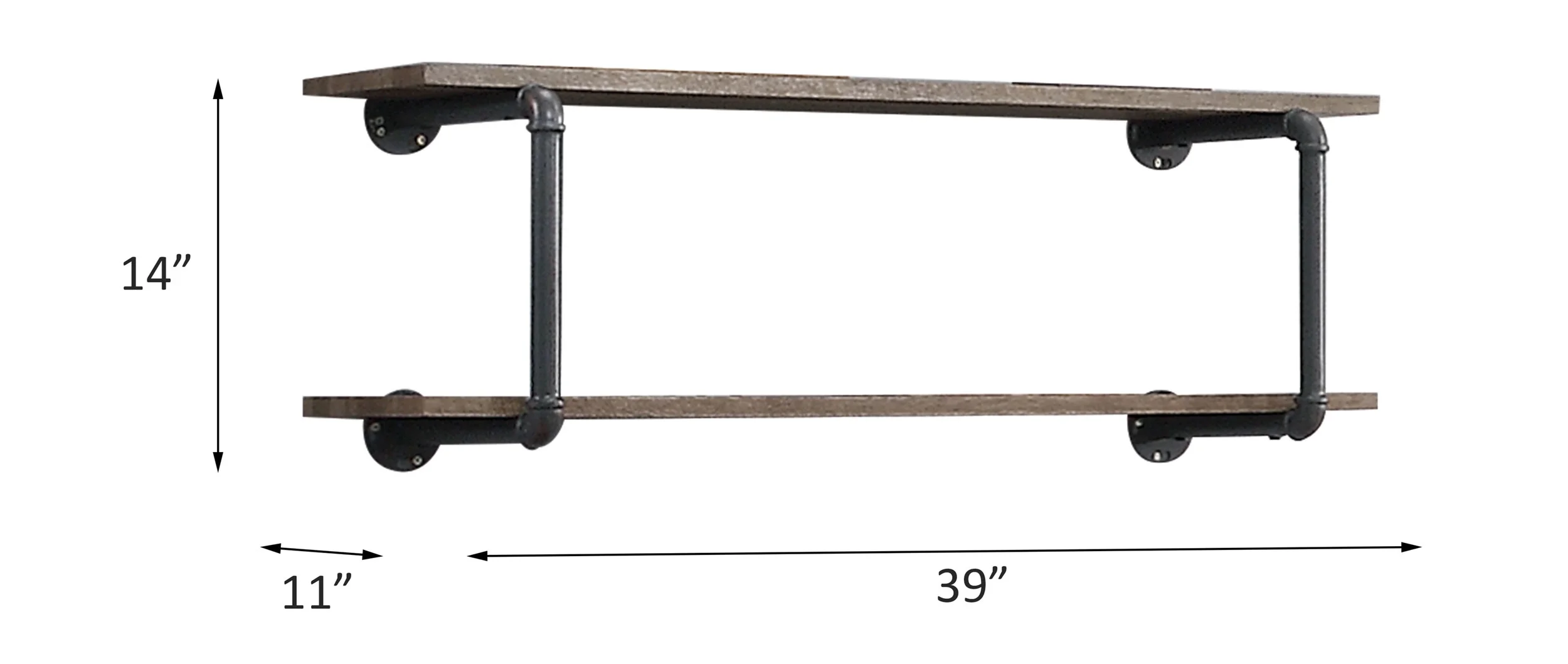 ACME Brantley Wall Rack - 21.0 - Elegant & Functional