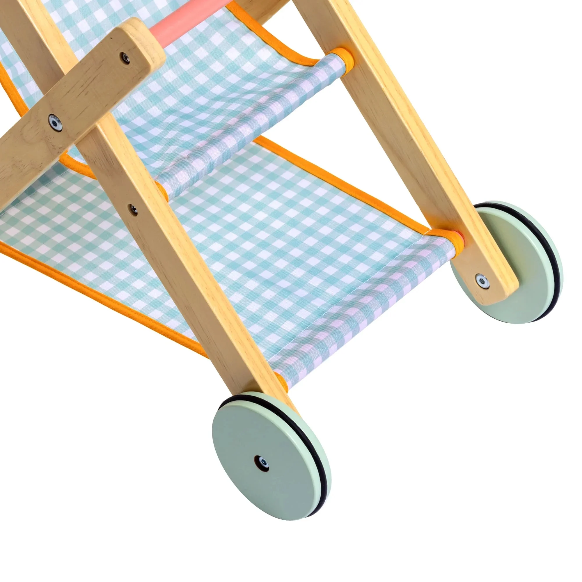 JC Toys - Twiggly Toys - Deluxe Wood Stroller