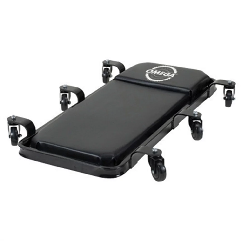 Omega 91400 black low profile creeper - 400 lbs. capacity
