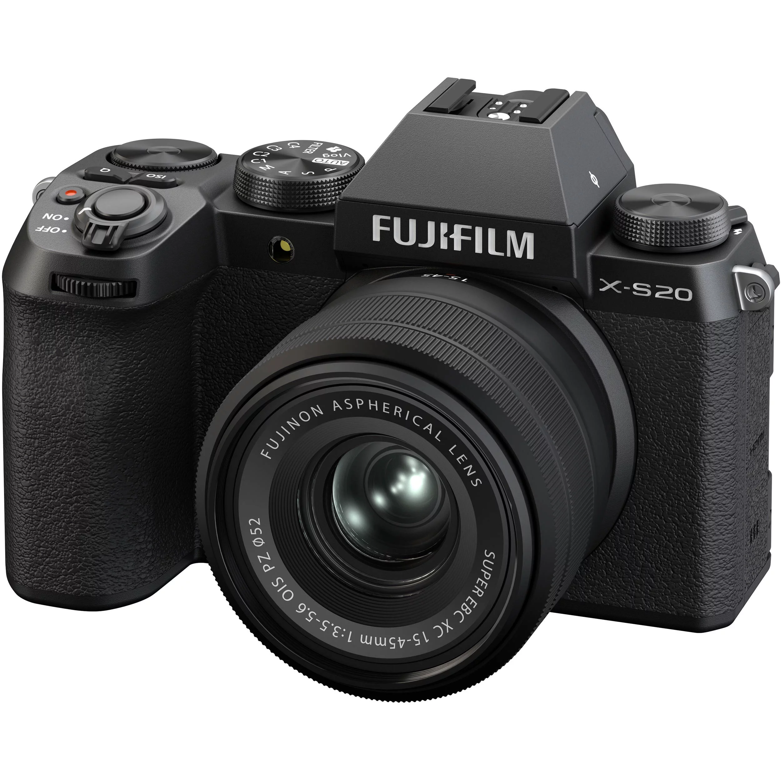 FUJIFILM X-S20 Mirrorless Camera With 15-45mm + Sigma 18-50mm f/2.8 DC DN Contemporary Lens