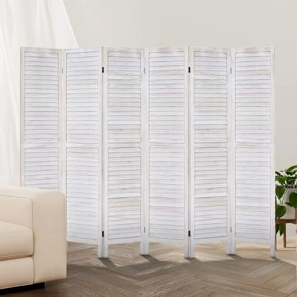 HYHBIBOOM RHF 8 Panel Room Divider Room Dividers and Folding Privacy Screens  Wood Privacy Screen Room Dividers  5.6 Ft Tall Room Divider Wall  Space Seperater Freestanding (8 Panel  Brow