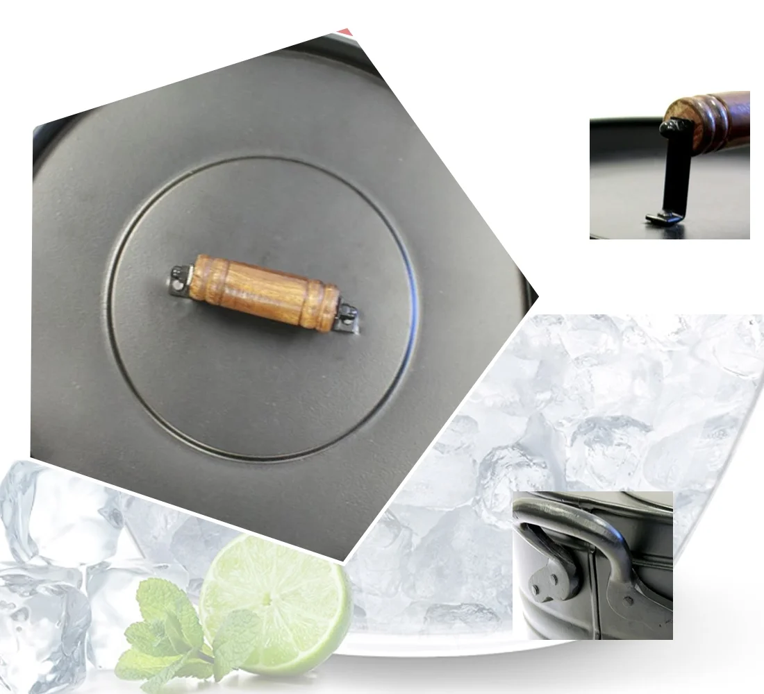 Air Insulated Ash Bucket, 14.75″D x 12.25″W x 13″H, 7 lbs