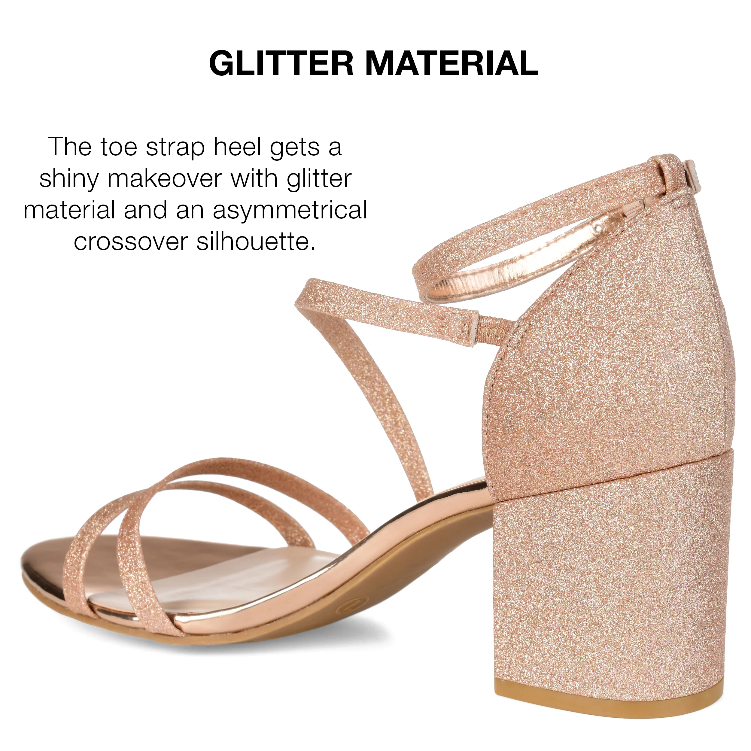 Journee Collection Womens Bella Wide Width Open Toe Mid Block Heel Pumps