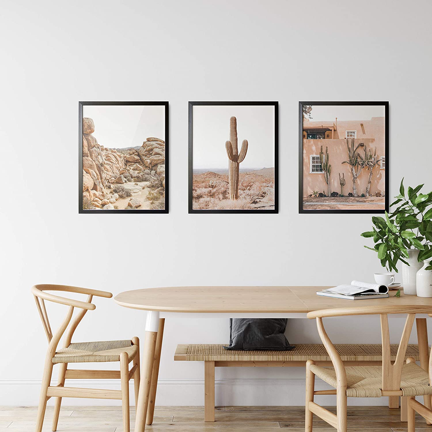 Desert Succulent Wall Art & Botanical Prints - By Haus and Hues | Set of 6 Botanical and Cactus Art Prints Wall Art (8