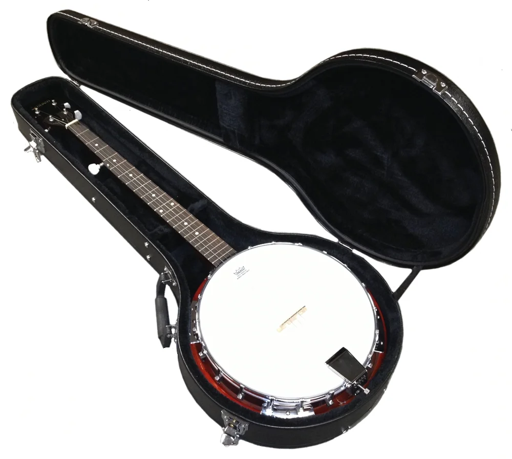 5-String Banjo - in Hard Case Remo Head 38