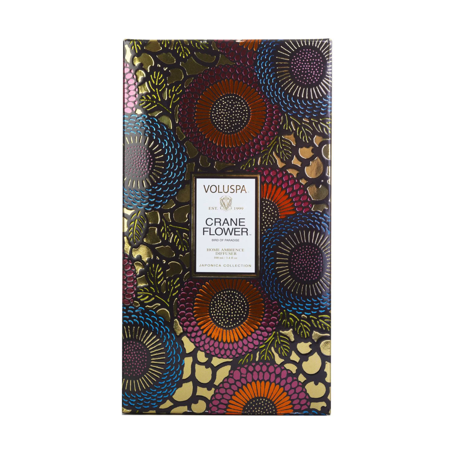 Voluspa Home Ambience Diffuser, Crane Flower, 3.4 Ounce