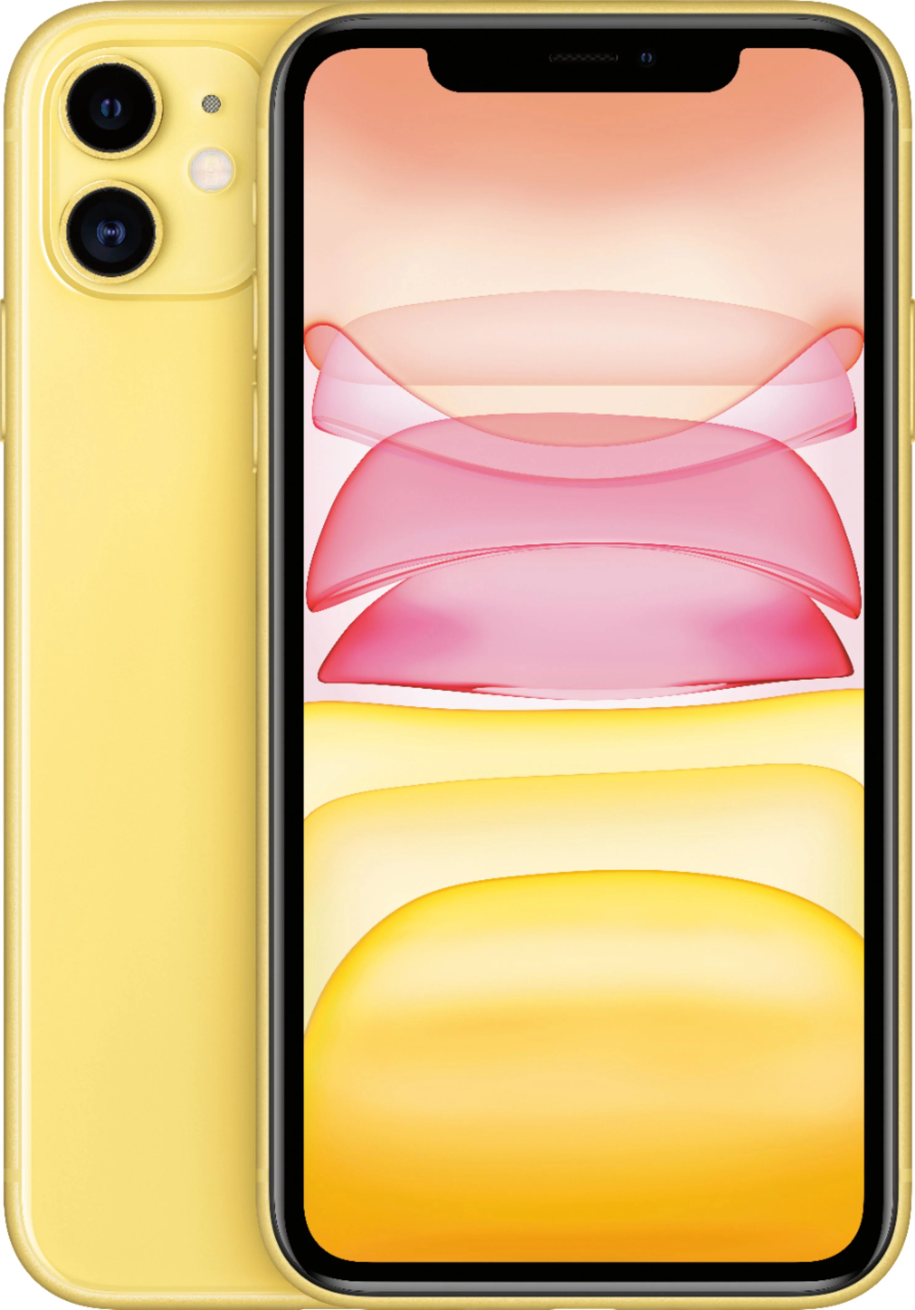 Restored Apple iPhone 11 (6.1-inch) Smartphone (A2111) GSM + CDMA - 128GB / Yellow (Refurbished)
