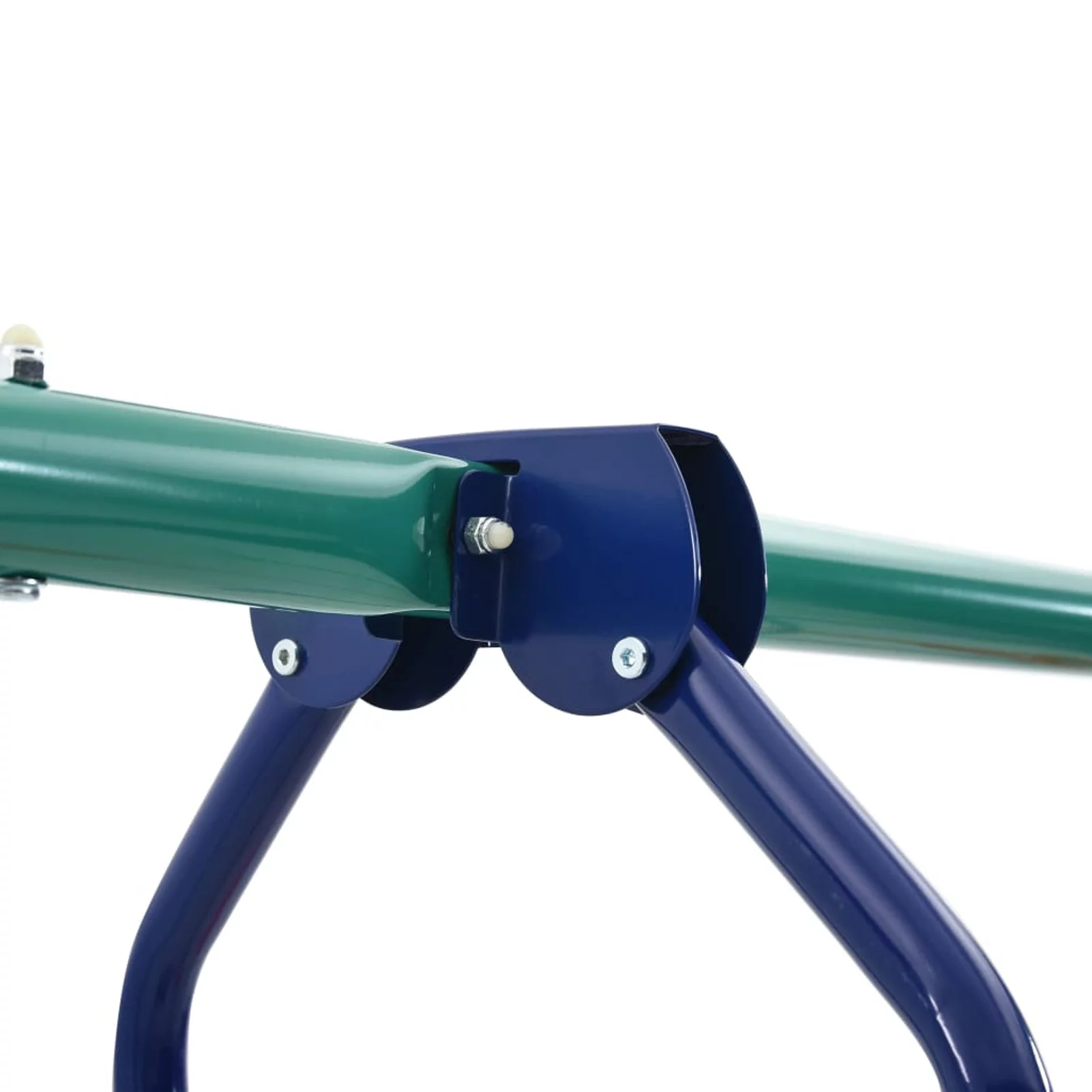 OWSOO Swing Set with Gymnastic Rings and 4 Seats Steel