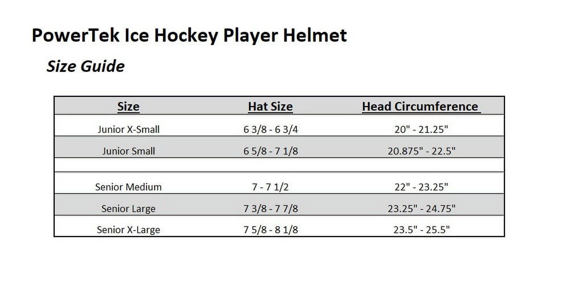 PowerTek v3.0 TEK Ice Hockey Player Helmet with Cage, Adjustable - White, Junior Small