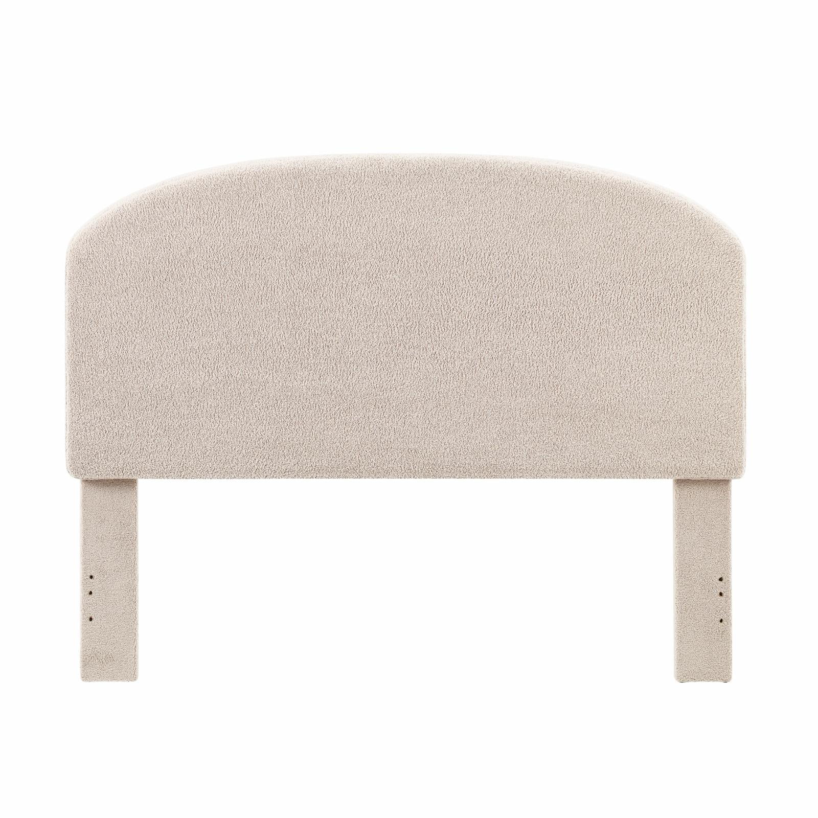 Linon Bressett Rounded Headboard - Natural - Twin