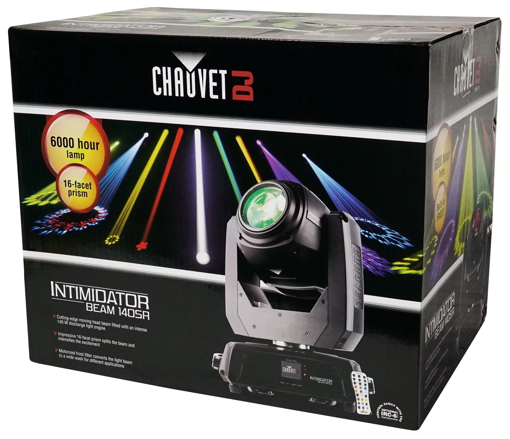 Chauvet DJ Intimidator Beam 140SR DMX Moving Head Beam+Adjustable Totem Stand