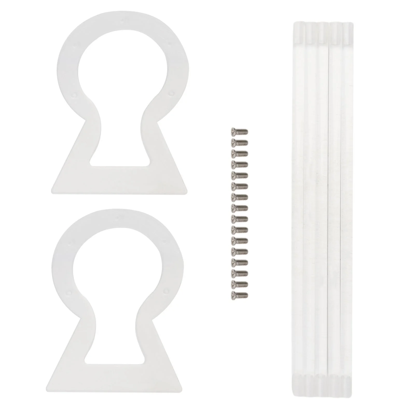 Acrylic Clear Headband Holder Scrunchie Storage Display Organizer Stand