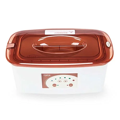 GiGi Digital Paraffin Bath with GiGi Peach Paraffin Wax, 6 lbs.