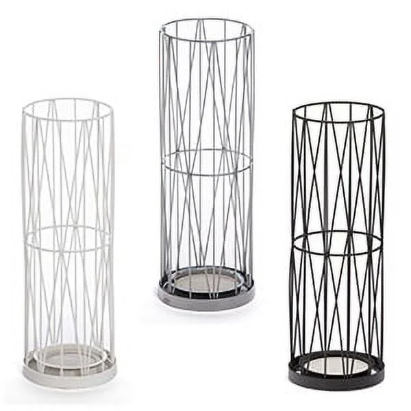 Mango Steam Pluvian Soakstone Umbrella Holder Stand - Black, Metal