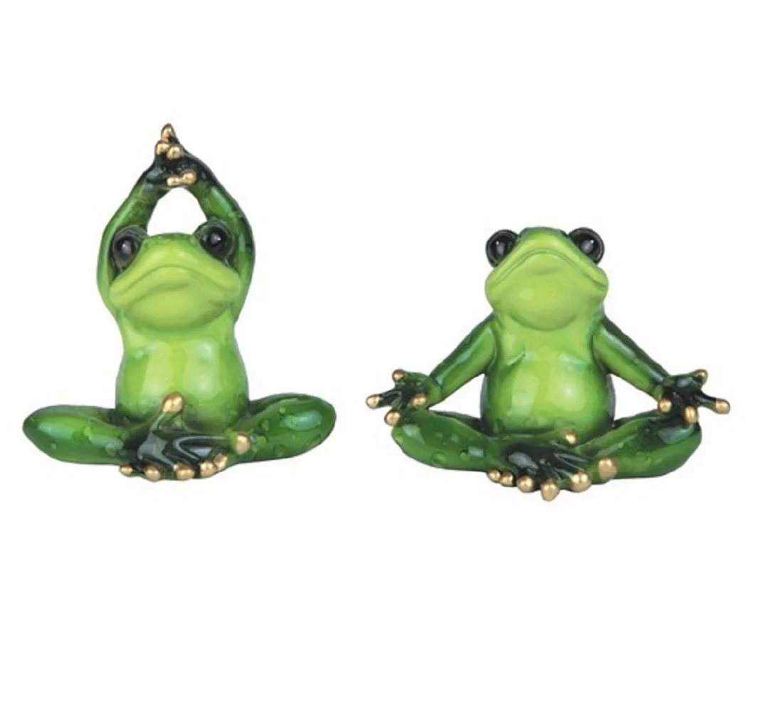 Q-Max 2-Piece Yoga Frog Doing Lotus Pose 4