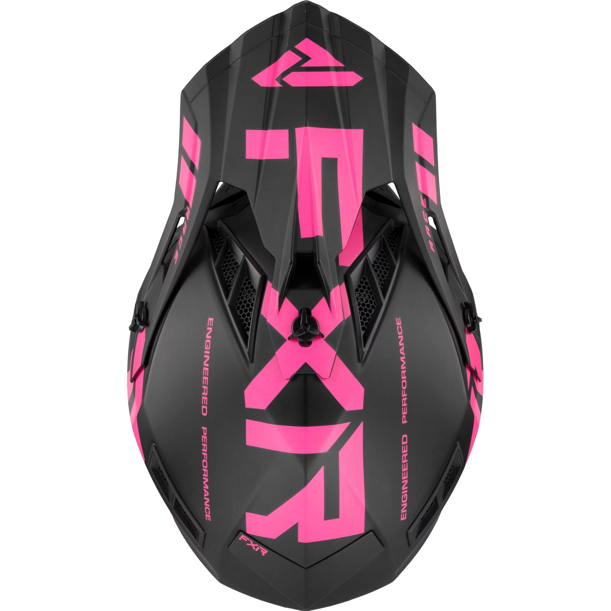 FXR  Helium Race Div Helmet D-Ring Super-Lite 365 Vent Nose Guard Black E Pink - X-Small - 220603-1094-04