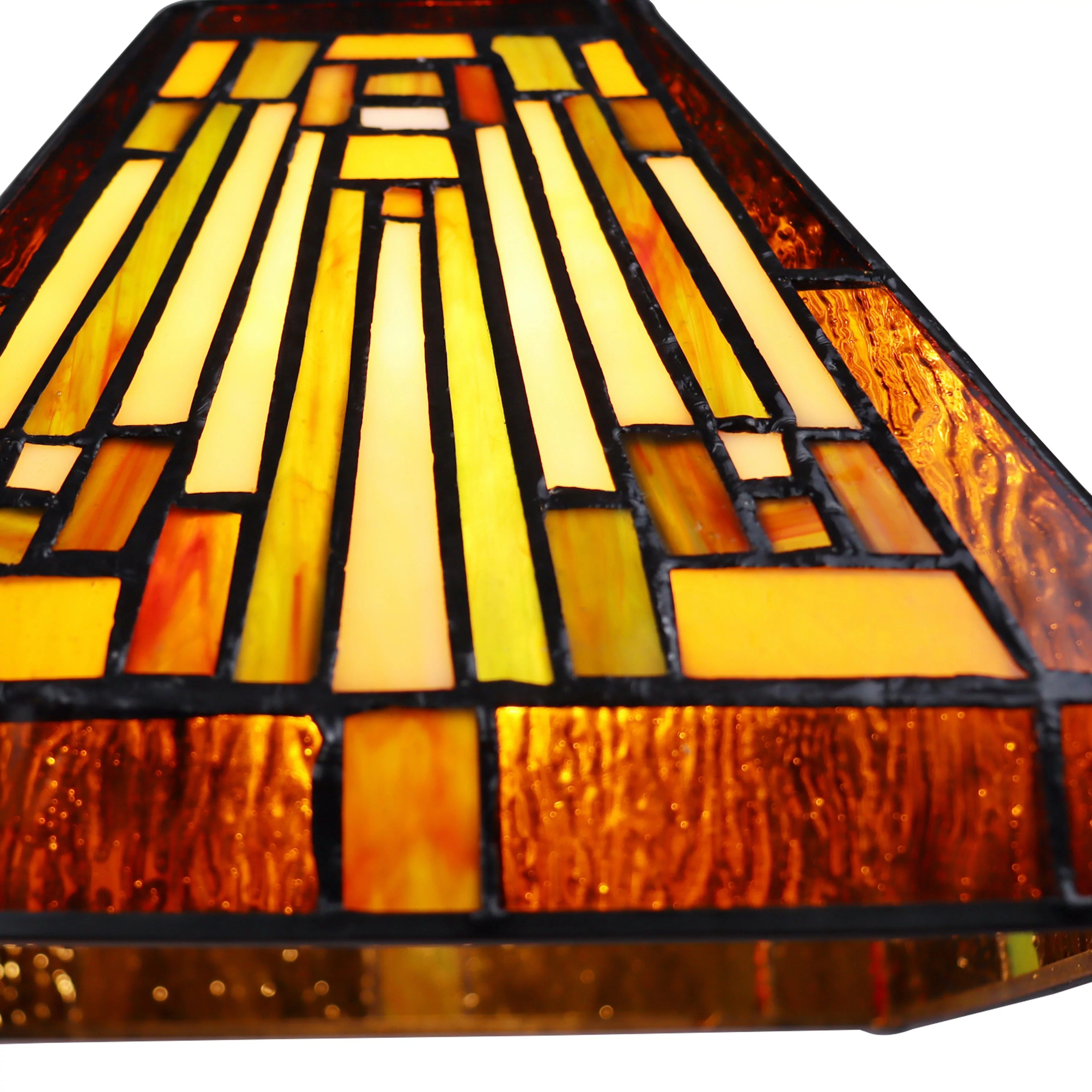 Chloe Lighting Tiffany-Style Mission Design 5-light Blackish Bronze Chandelier