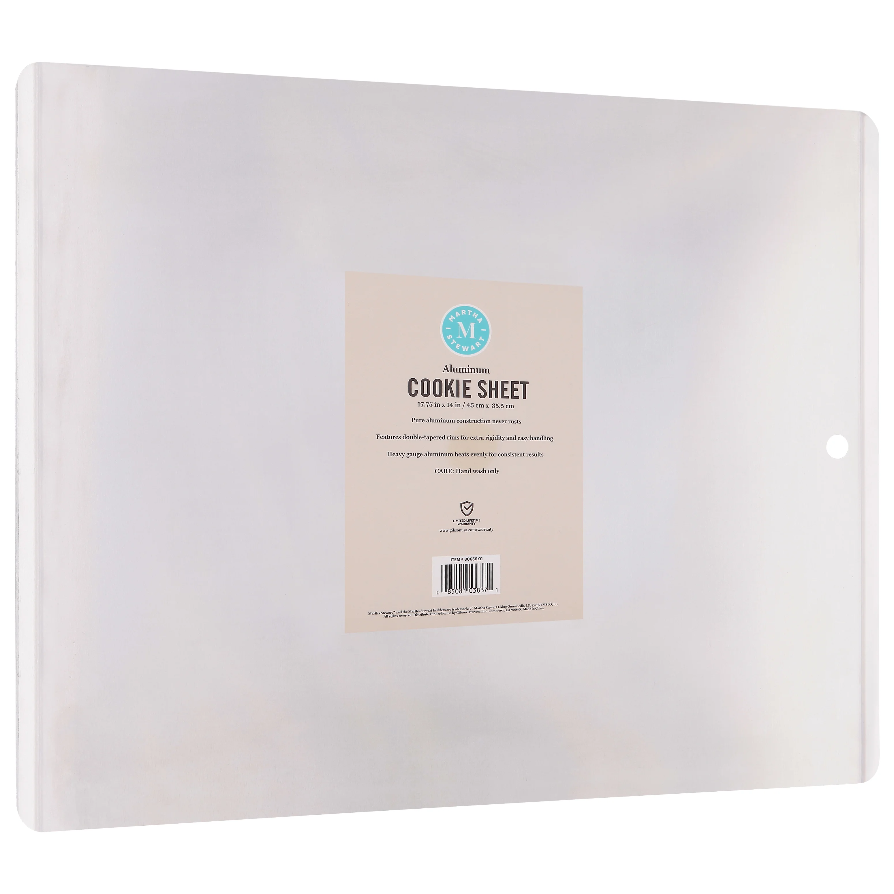 Martha Stewart  Aluminum 17.75in x 14in Cookie Sheet  in Silver