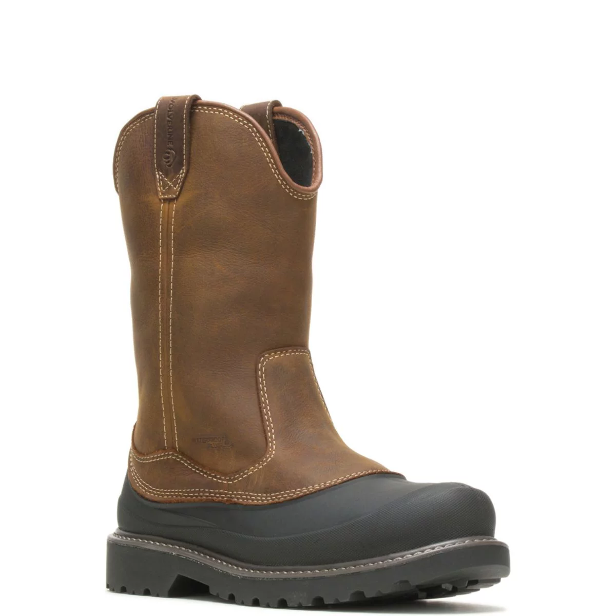 Wolverine Floorhand Swamp Steel-Toe Work Wellington Men Dark Brown