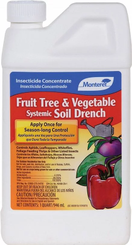 Monterey LG 6274 Insect Killer Fruit Tree & Vegetable Soil Drench Liquid Concentrate 32 oz
