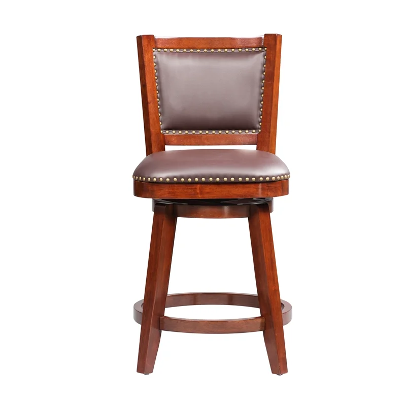 Boraam Broadmoor Swivel Counter Stool - Cherry