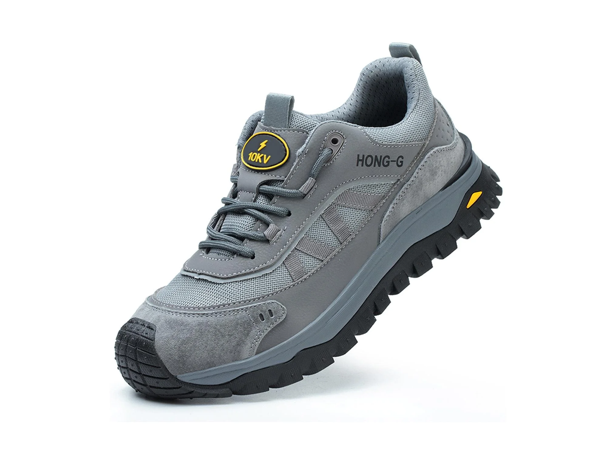 Composite Toe Safety Work Shoes Non Slip Lightweight Breathable Industrial Fashionable Sneakers for Men