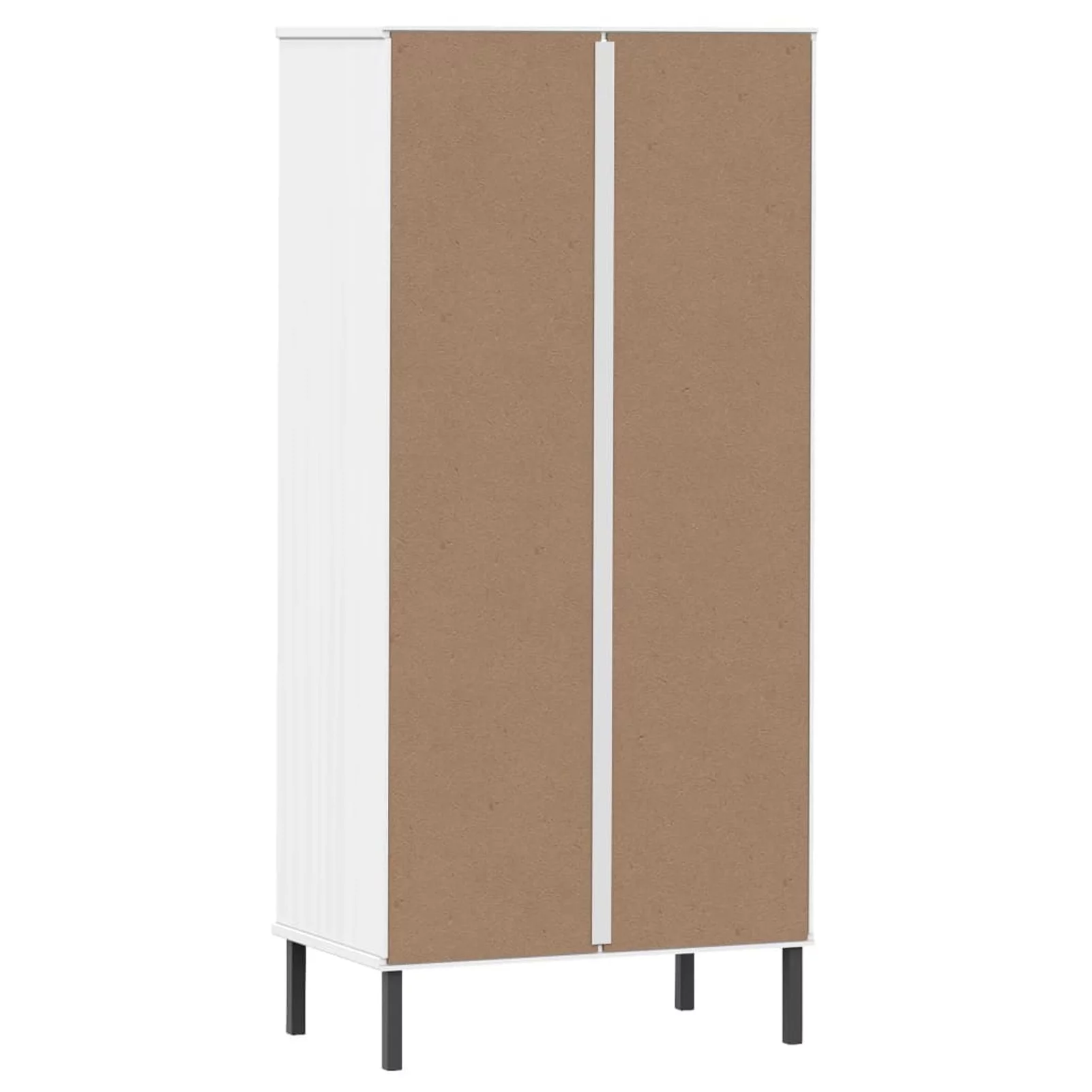 Tomshoo Bookcase with 2 Drawers White 23.6