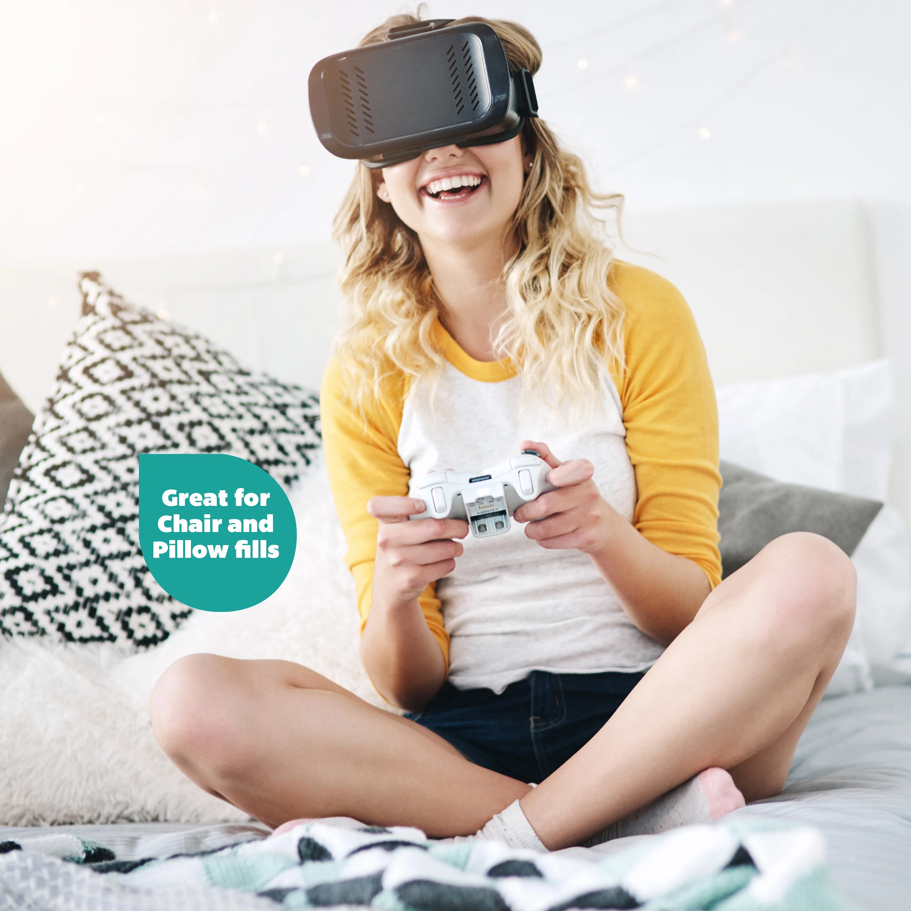 Poly-fil? Memory Blend Shredded Foam by Fairfield, 16 Ounce Bag