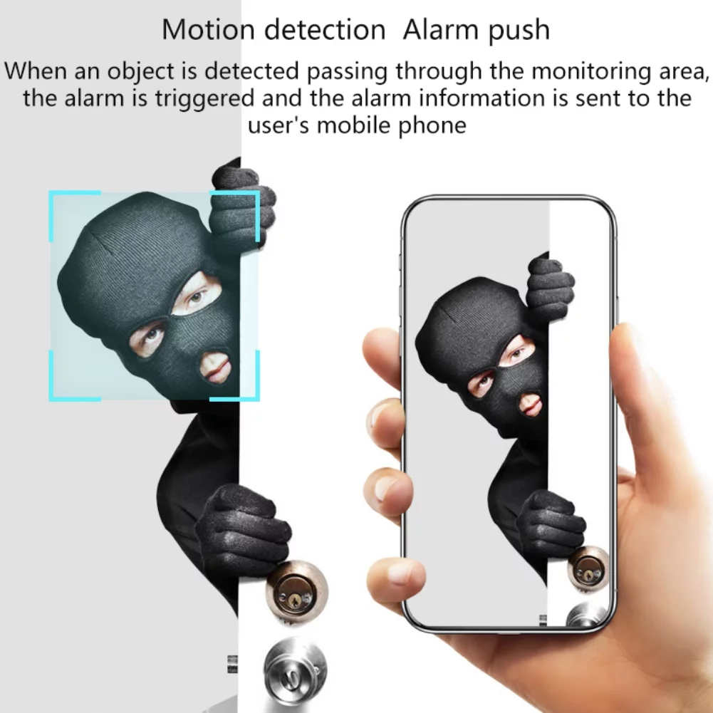 360-degree Pet Monitor Camera 1080P HD Wireless Indoor Camera for Home Security - Smart Home Camera with TF Card Slot