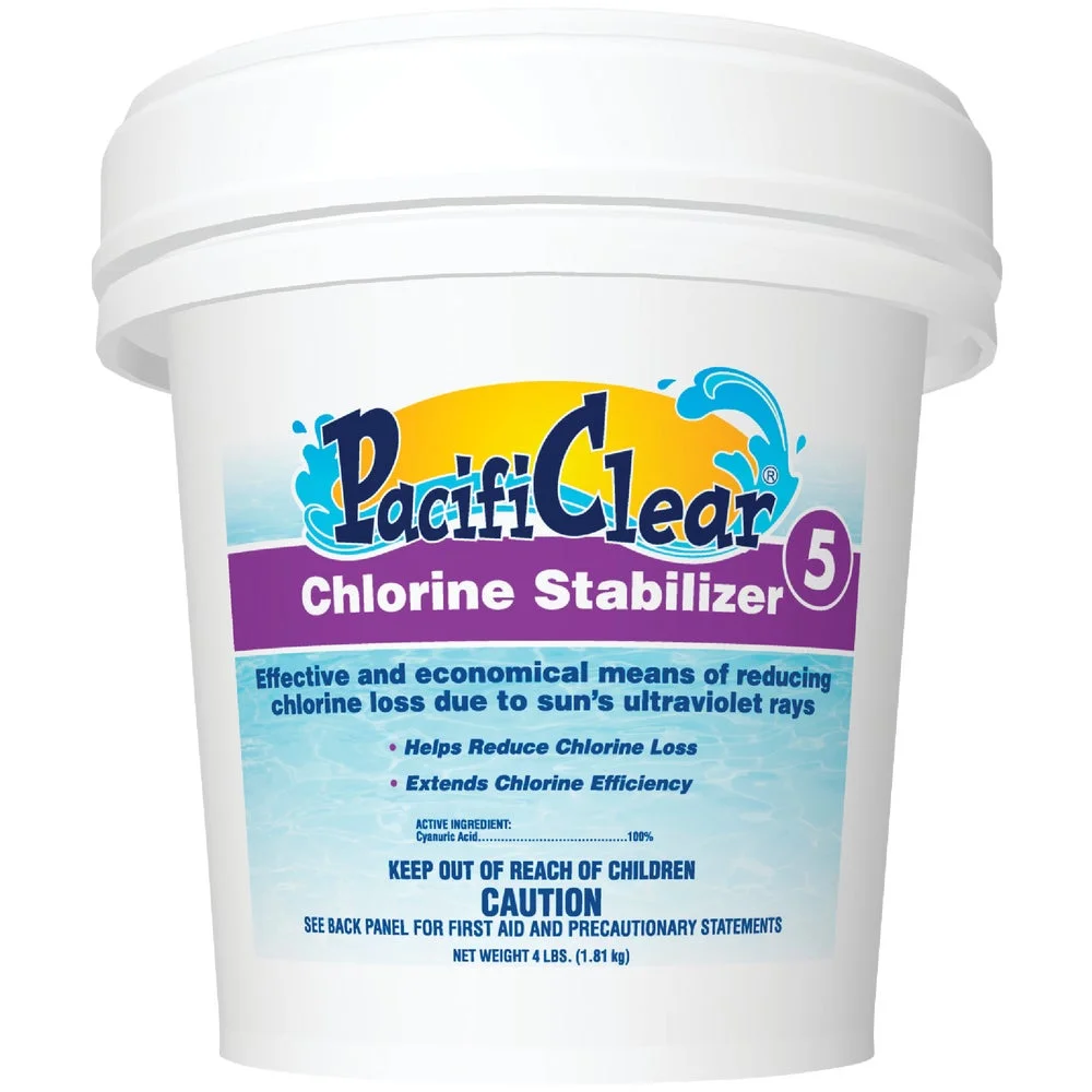 1PACK PacifiClear 4 Lb. Chlorine Stabilizer Granule