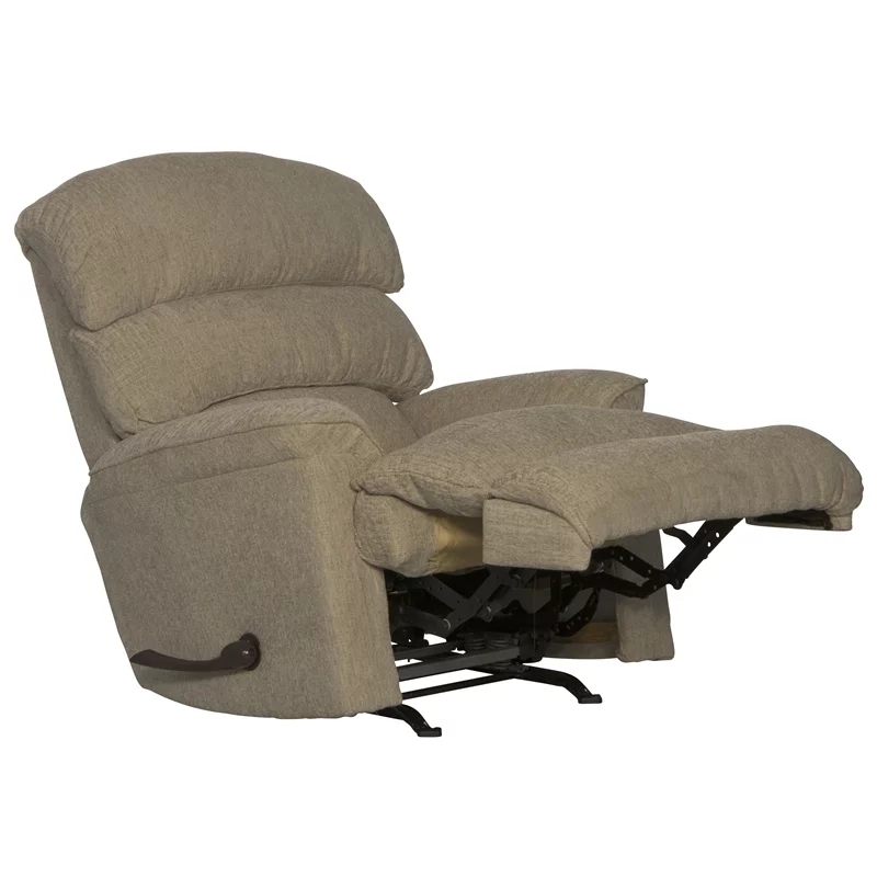 Chaise Rocker Recliner in Linen