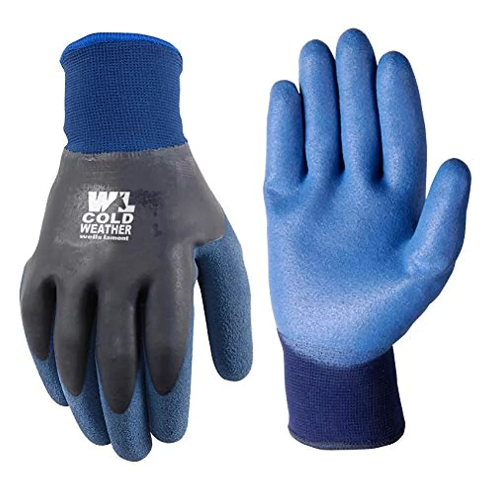 Men's HydraHyde Cold Weather Work Gloves, Water-Resistant Latex Double Coating, X-Large (Wells Lamont 575XL)