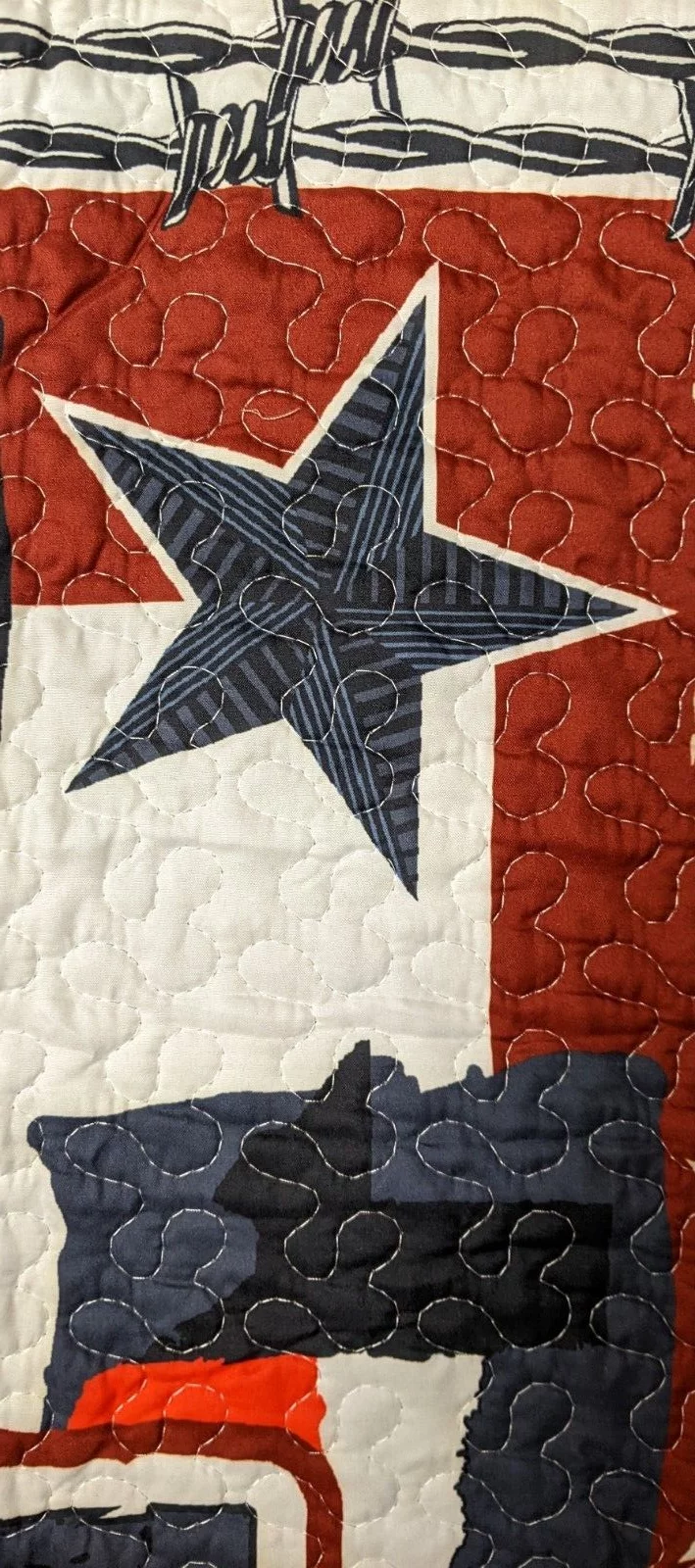 TEXAS Lone Star State Quilted Throw Blanket, 50
