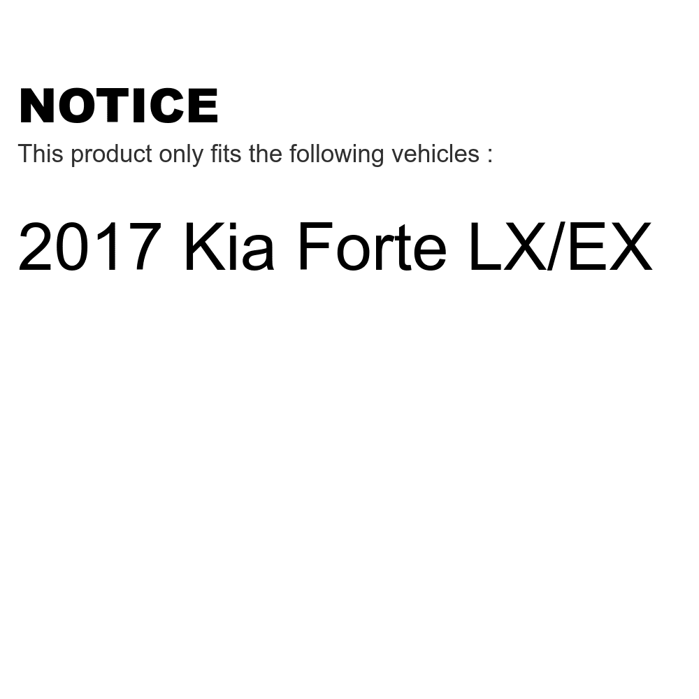 Transit Auto - Front Rear Ceramic Pads And Coated Drilled Slotted Disc Brake Rotors Kit For Kia Forte Hyundai Elantra GT Forte5 Koup KDA-101468