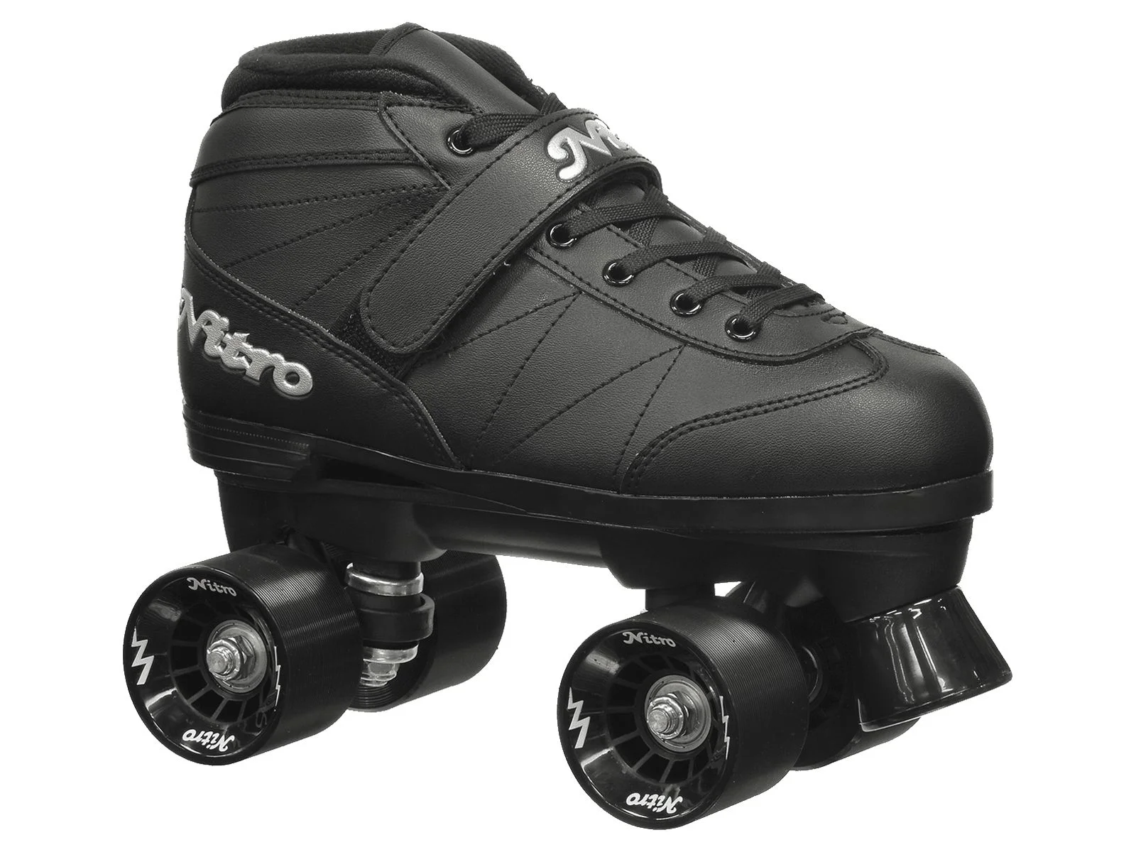 Epic Youth Super Nitro Black Quad Speed Skates Package