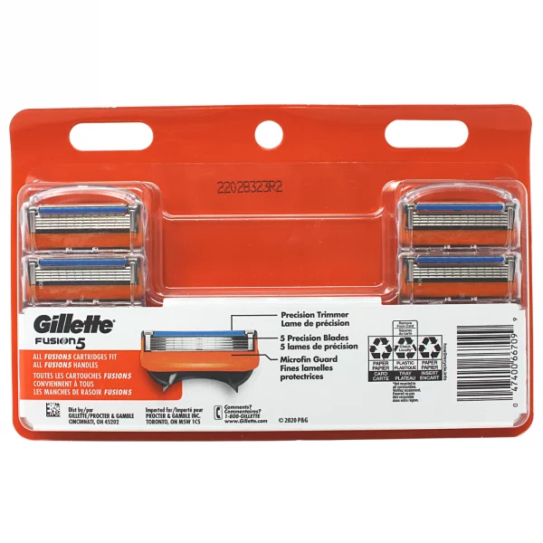 Gillette Fusion5 Men's Razor Blade Refills, 8 Count