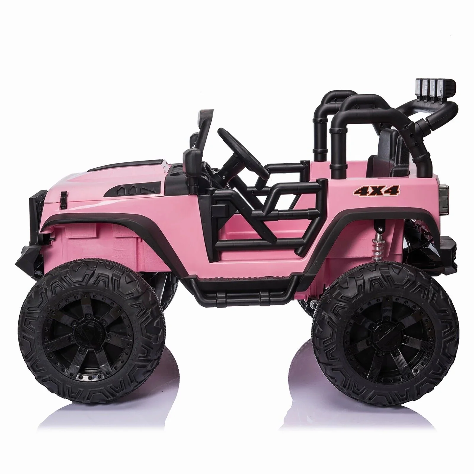 2-Seater 24V Ride-On Truck Toy with Remote Control and 400W Power for Kids
