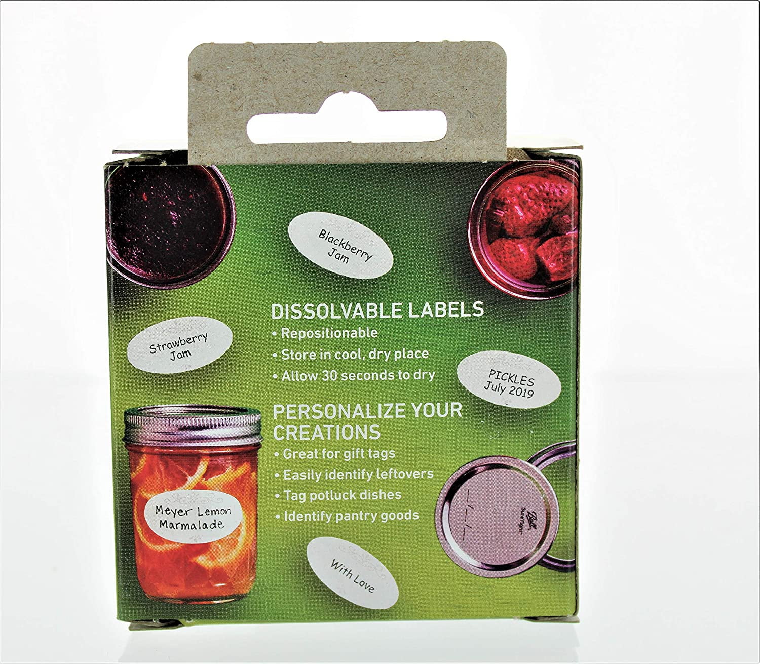 Ball Dissolvable Canning Labels, 60 Count (Pack of 2)