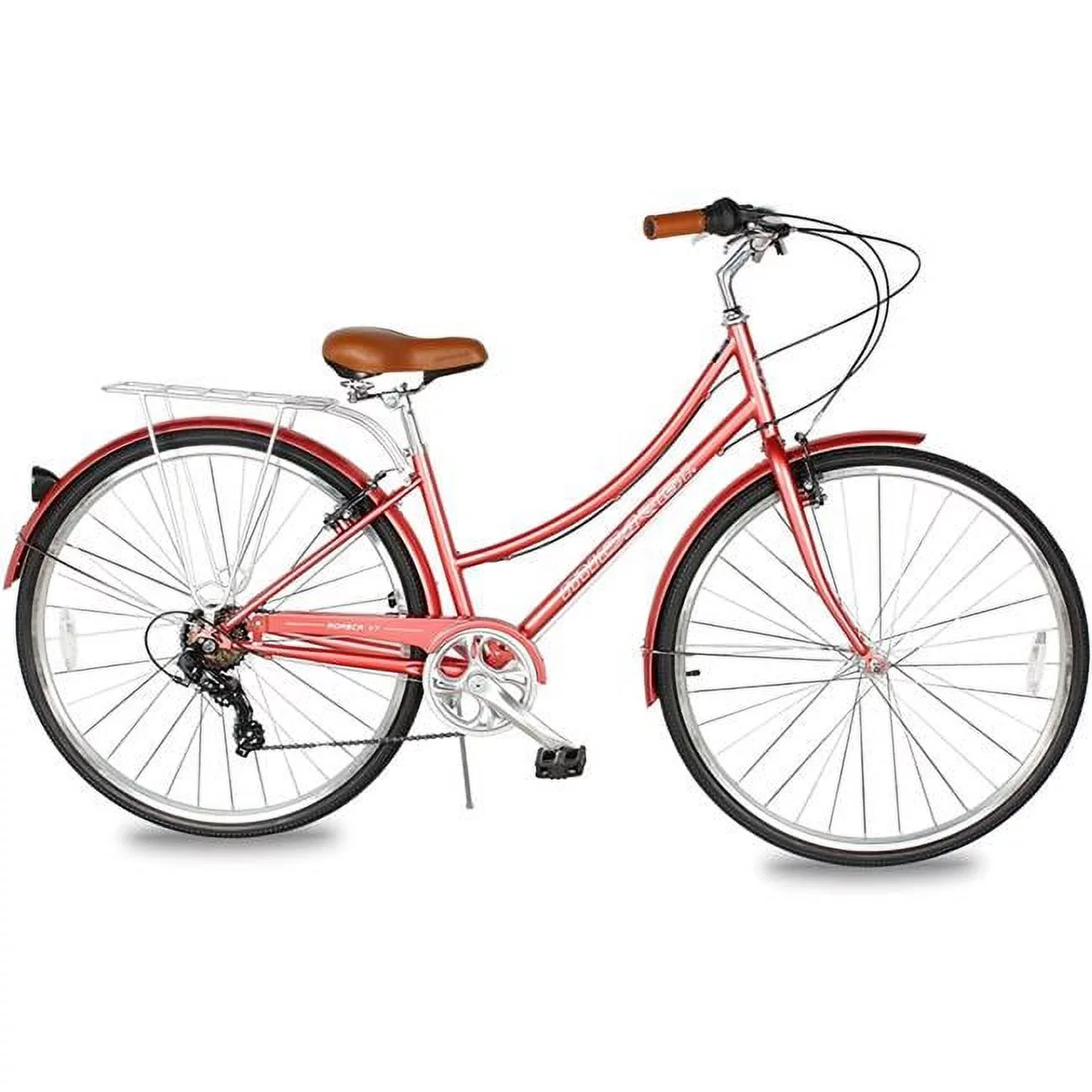 39 in. 700C V7 Rose Gold Roasca-7SP City Bike