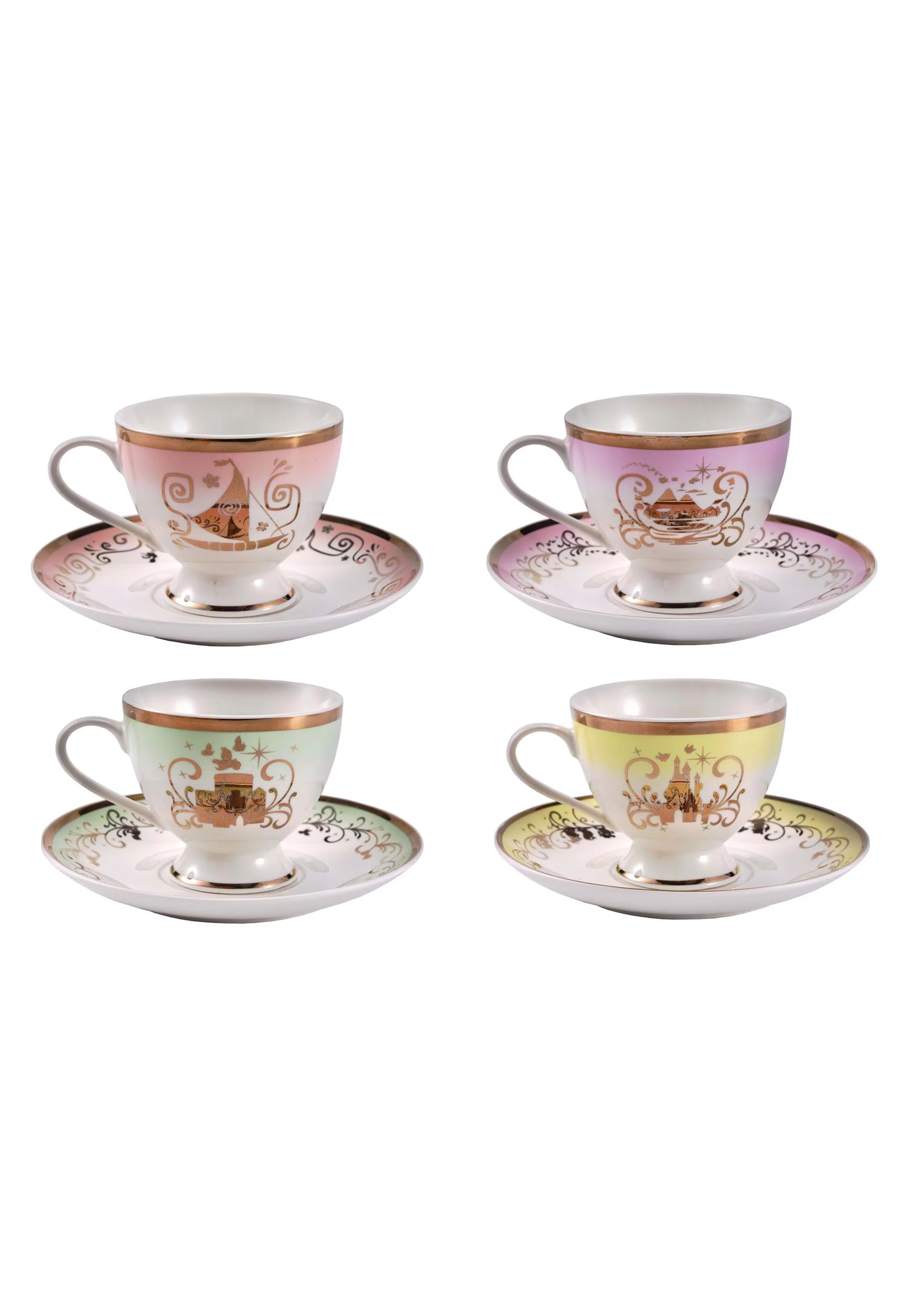 Disney Moana Pocahontas Snow White & Merida Tea Set