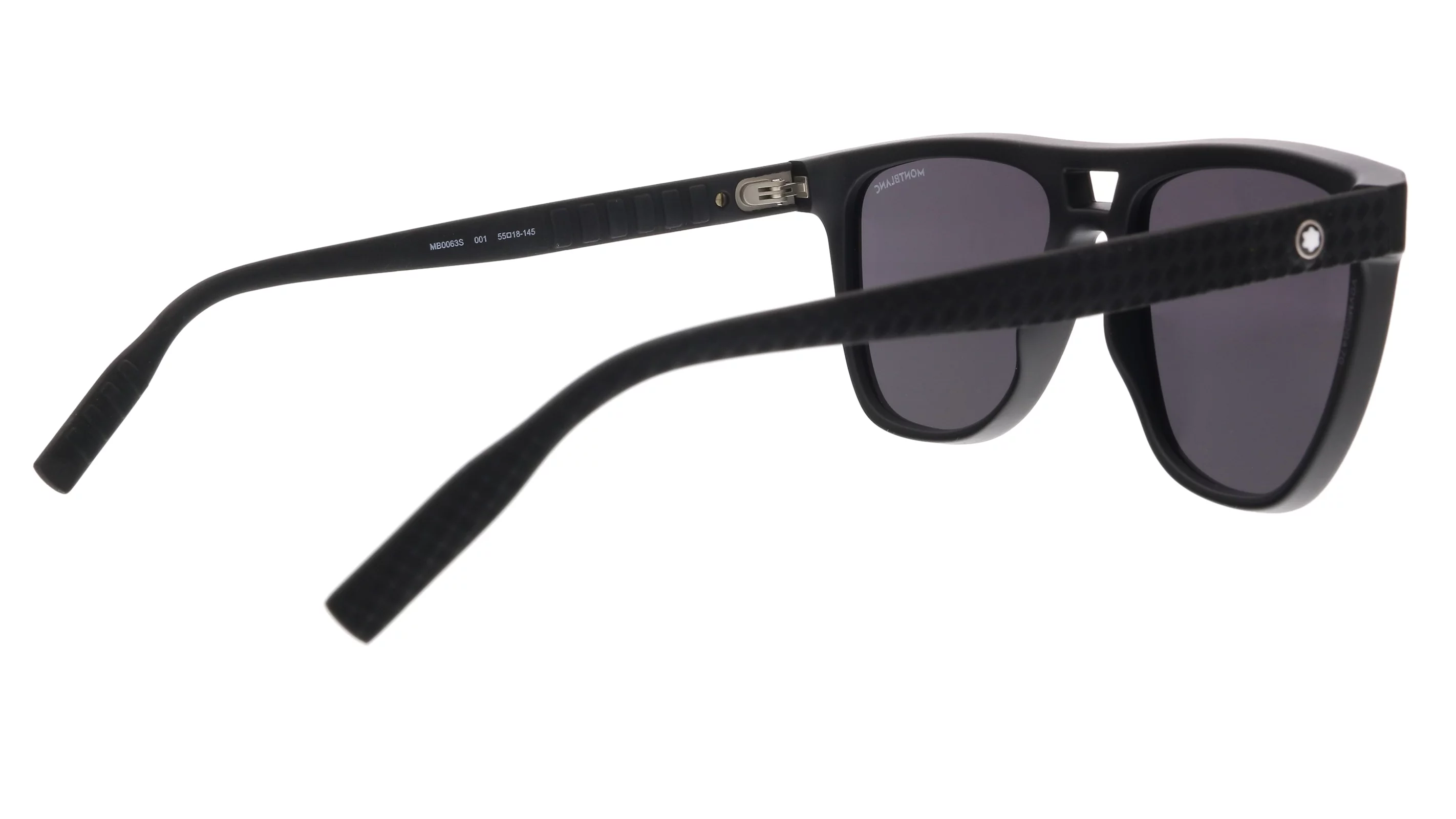 Montblanc Men's Black Square Sunglasses MB0063S00155